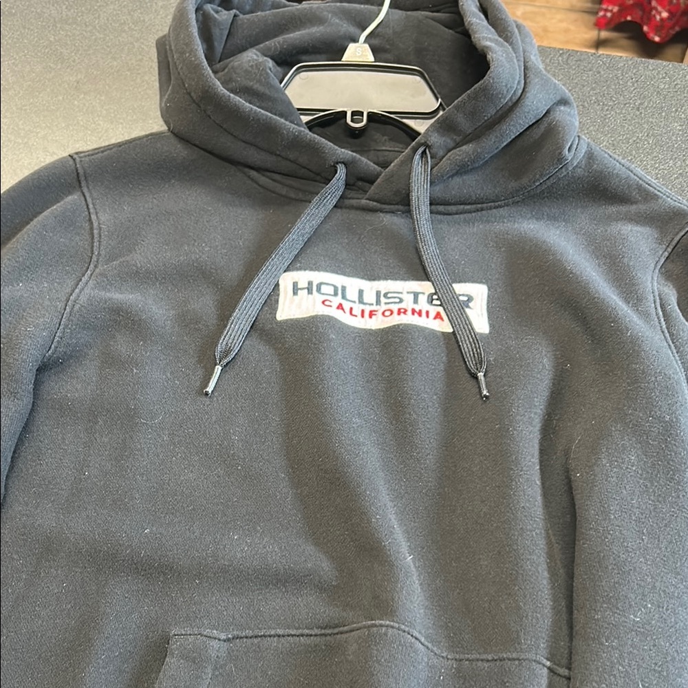 Hollister Charcoal Hoodie with Logo